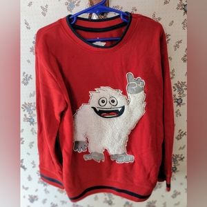 Abominable Snowman Boys Sweater Size 8